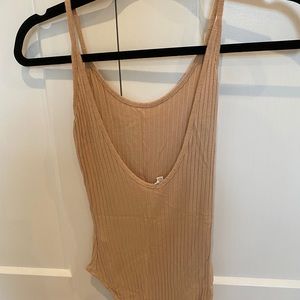 Tan Sheer Bodysuit